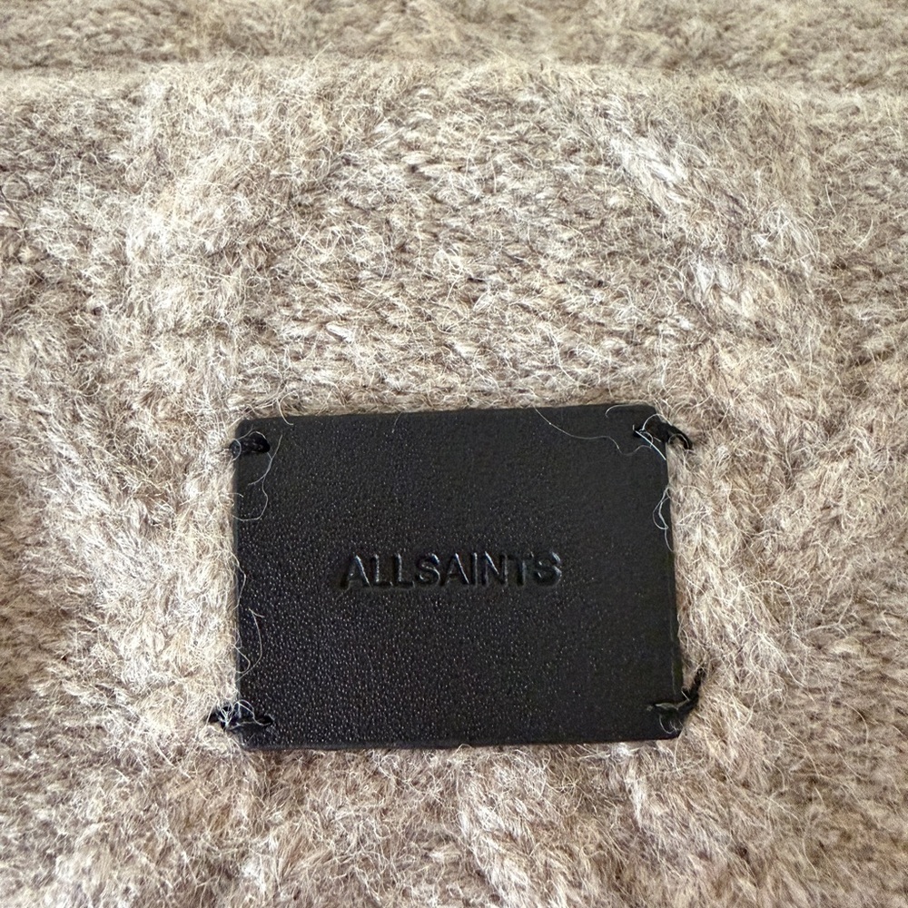 All Saints Taupe Knit Accessory - Picture 2 of 5